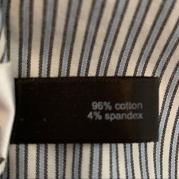 The Limited white/blue button down shirt Large - Picture 6 of 8